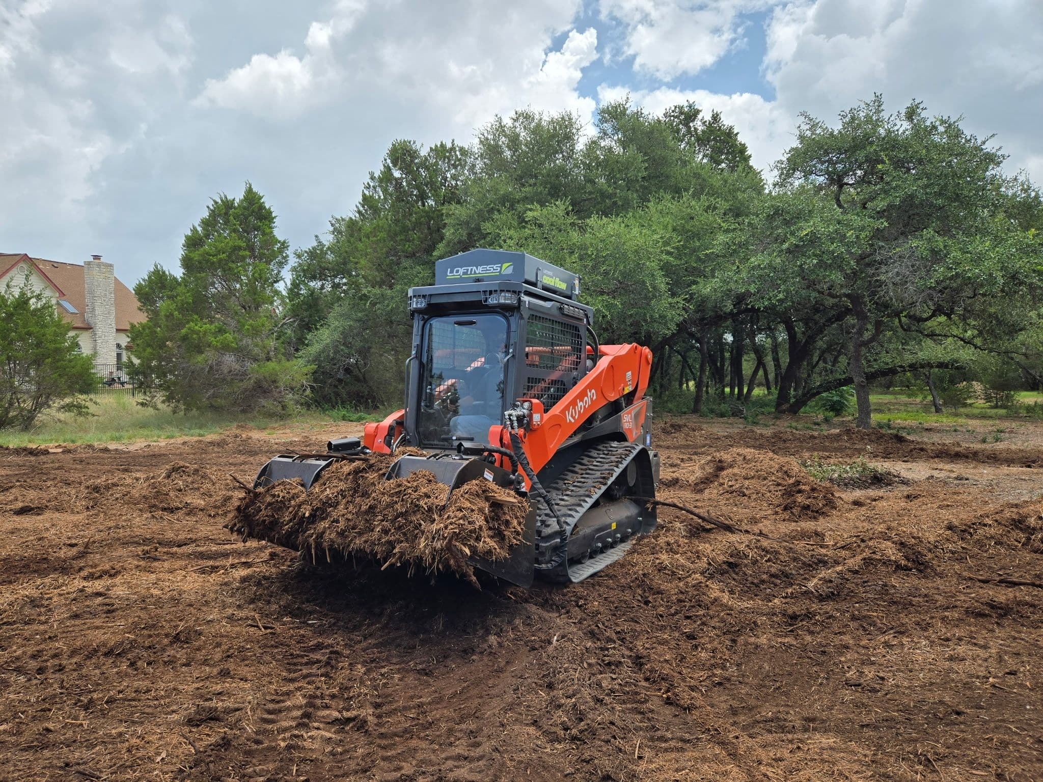 Rocking H Land Management equipment in operation